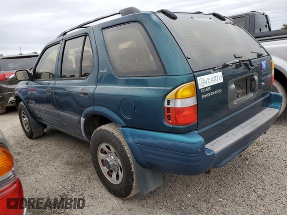 1999 Isuzu Rodeo S with VIN 4S2CK58W9X4322074, listed as a Copart auction lot 76999244 with 110,142 mi miles and Salvage Title. Bid and sale history available at carsss.com. Image 2.