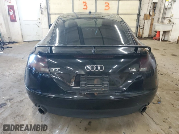 2009 Audi TT 3.2L with VIN TRUDD38JX91002789, listed as a Copart auction lot 43398565 with 138,780 mi miles and Salvage Title. Bid and sale history available at carsss.com. Image 6.