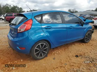 2017 Ford Fiesta SE with VIN 3FADP4EJ5HM144342, listed as a Copart auction lot 44688225 with 106,221 mi miles and Salvage Title. Bid and sale history available at carsss.com. Image 3.