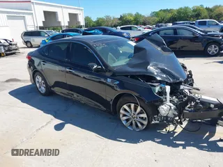 2017 Kia Optima EX with VIN 5XXGU4L35HG166458, listed as a IAAI auction lot 41832659 with 68,157 mi miles. Bid and sale history available at carsss.com. Image 1.