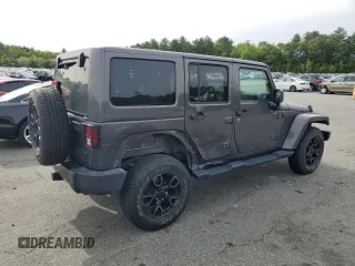 2018 Jeep Wrangler Unlimited Sahara with VIN 1C4BJWEG8JL821569, listed as a Copart auction lot 57949745 with 40,048 mi miles and Salvage title. Bid and sale history available at DreamBid. Image 3.