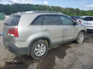2013 Kia Sorento LX with VIN 5XYKT4A6XDG355249, listed as a Copart auction lot 54453835 with 202,996 mi miles and Clean Title. Bid and sale history available at carsss.com. Image 3.