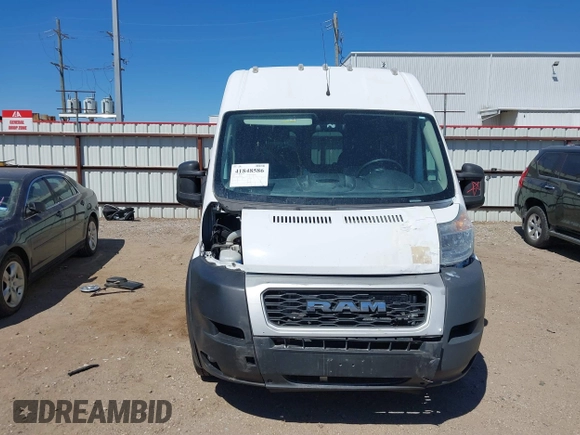 2017 Ram ProMaster Cargo with VIN 3C6TRVDGXHE539159, listed as a IAAI auction lot 41848586 with 263,092 mi miles and . Bid and sale history available at carsss.com. Image 13.