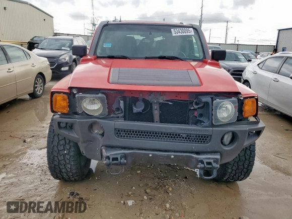 2006 Hummer H3 with VIN 5GTDN136168126654, listed as a Copart auction lot 53430095 with 83,018 mi miles and Salvage Title. Bid and sale history available at carsss.com. Image 6.