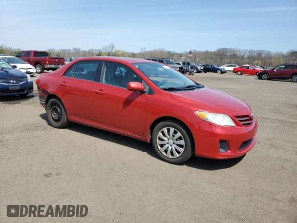 2013 Toyota Corolla L with VIN 5YFBU4EEXDP210478, listed as a Copart auction lot 52406275 with 113,395 mi miles and Salvage Title. Bid and sale history available at carsss.com. Image 4.