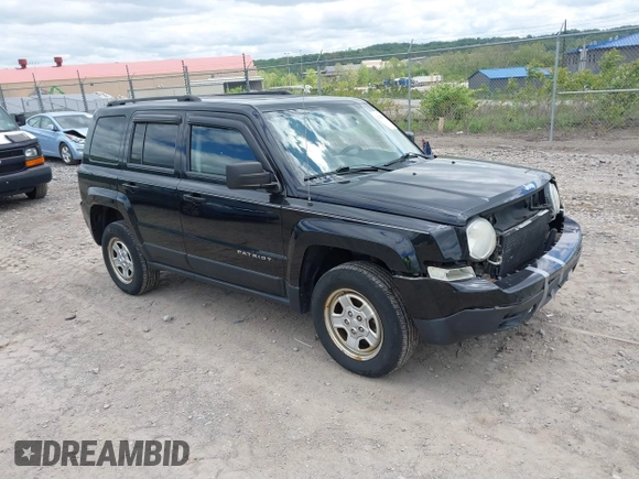 2013 Jeep Patriot Sport with VIN 1C4NJRBB6DD123791, listed as a IAAI auction lot 42202821 with 123,809 mi miles and . Bid and sale history available at DreamBid. Image 1.