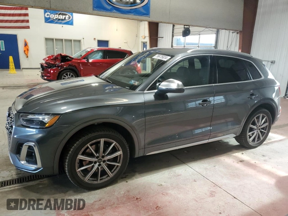 2021 Audi SQ5 Premium Plus with VIN WA1A4AFYXM2088832, listed as a Copart auction lot 79975924 with 3,984 mi miles and Salvage Title. Bid and sale history available at carsss.com. Image 1.