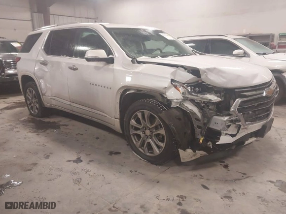 2018 Chevrolet Traverse Premier with VIN 1GNEVJKW2JJ103924, listed as a IAAI auction lot 41576128 with 128,694 mi miles. Bid and sale history available at carsss.com. Image 1.