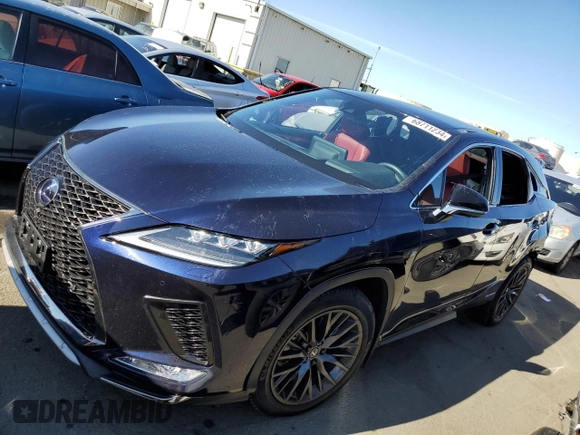 2022 Lexus RX with VIN 2T2YGMDA2NC093783, listed as a Copart auction lot 68711234 with 0 mi miles and Salvage Title. Bid and sale history available at carsss.com. Image 1.