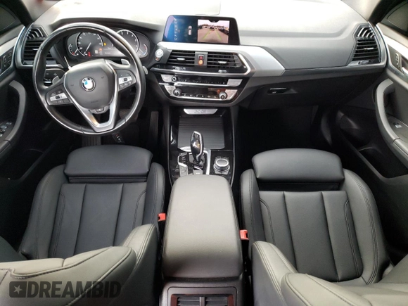 2021 BMW X3 xDrive30i with VIN 5UXTY5C0XM9H30211, listed as a Copart auction lot 41452455 with 42,884 mi miles and Non Repairable. Bid and sale history available at DreamBid. Image 8.