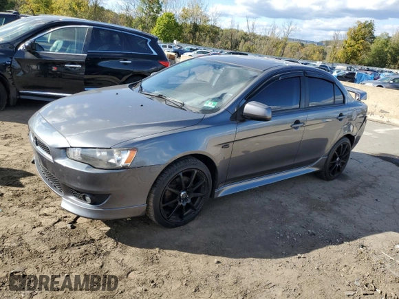 2010 Mitsubishi Lancer GTS with VIN JA32U8FW9AU024586, listed as a Copart auction lot 74710514 with 92,534 mi miles and Salvage Title. Bid and sale history available at DreamBid. Image 1.