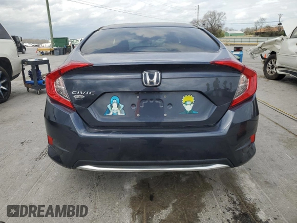 2021 Honda Civic Sedan LX with VIN 2HGFC2F62MH554717, listed as a Copart auction lot 51689805 with 72,739 mi miles and Non Repairable. Bid and sale history available at carsss.com. Image 6.