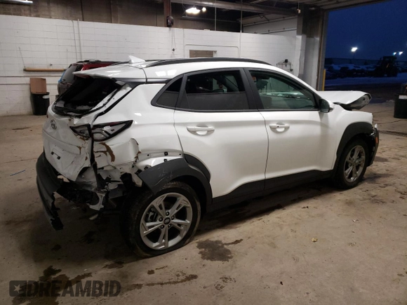 2022 Hyundai Kona SEL with VIN KM8K62AB4NU921748, listed as a Copart auction lot 72295932 with 3,046 mi miles. Bid and sale history available at carsss.com. Image 3.