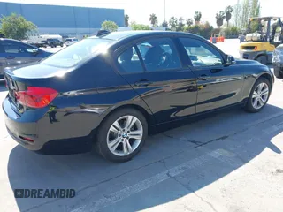 2016 BMW 3 Series 328i with VIN WBA8E9G51GNU28292, listed as a IAAI auction lot 42076233 with 43,758 mi miles. Bid and sale history available at carsss.com. Image 4.