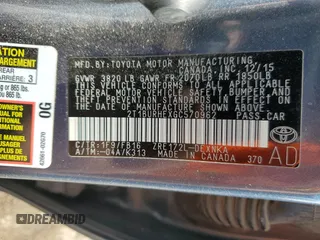 2016 Toyota Corolla L z VIN 2T1BURHEXGC570962, wystawiony jako Copart lot #56691285 z przebiegiem 103 872 mil mil oraz Szkoda całkowita • Salvage title. Historia ofert i sprzedaży dostępna na DreamBid. Obrazek 13.