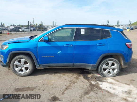 2018 Jeep Compass Latitude with VIN 3C4NJCBB9JT420489, listed as a IAAI auction lot 42021169 with 130,630 mi miles and . Bid and sale history available at DreamBid. Image 14.
