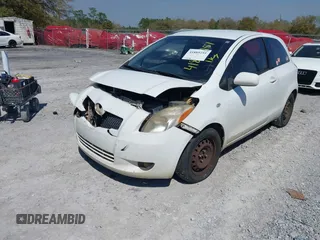 2008 Toyota Yaris with VIN JTDJT923085216503, listed as a IAAI auction lot 41889251 with 337,498 mi miles. Bid and sale history available at carsss.com. Image 2.