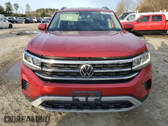 2021 Volkswagen Atlas SE z VIN 1V2HP2CA1MC540023, wystawiony jako Copart lot #45391835 z przebiegiem 63 372 mil mil oraz Szkoda całkowita • Salvage title. Historia ofert i sprzedaży dostępna na DreamBid. Obrazek 5.