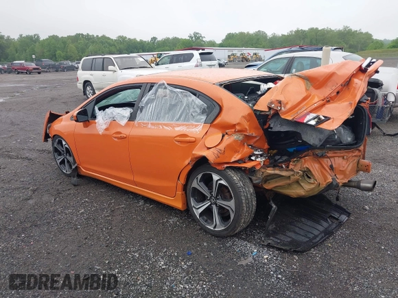 2015 Honda Civic Si z VIN 2HGFB6E54FH706924, wystawiony jako IAAI lot #42270585 z przebiegiem 123 042 mil mil oraz . Historia ofert i sprzedaży dostępna na DreamBid. Obrazek 3.