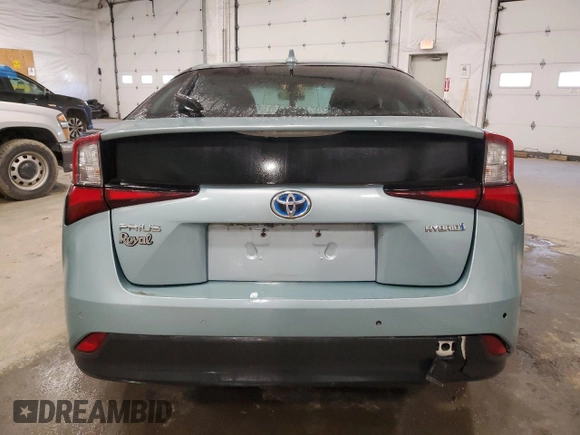 2021 Toyota Prius L Eco with VIN JTDKAMFU6M3130375, listed as a Copart auction lot 50926905 with 112,124 mi miles and Salvage Title. Bid and sale history available at carsss.com. Image 6.