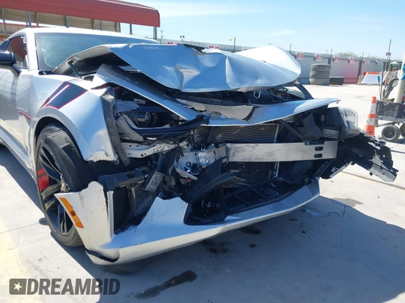 2018 Chevrolet Camaro 2SS with VIN 1G1FH1R78J0124441, listed as a IAAI auction lot 41801315 with 53,937 mi miles and . Bid and sale history available at DreamBid. Image 6.
