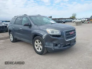 2014 GMC Acadia SLE with VIN 1GKKRPKD6EJ312787, listed as a IAAI auction lot 41209871 with 185,960 mi miles. Bid and sale history available at carsss.com. Image 1.