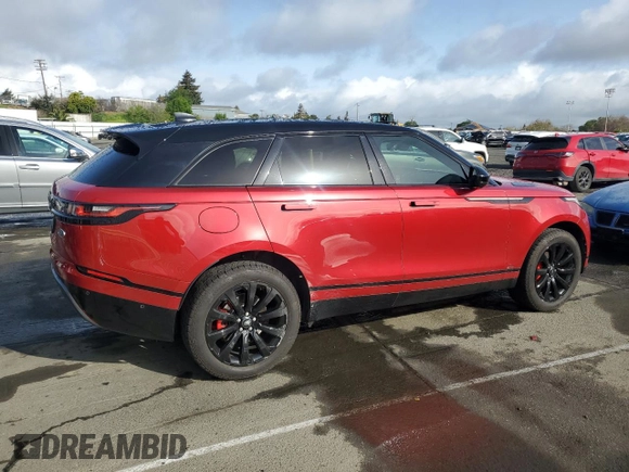 2018 Land Rover Range Rover Velar R-Dynamic SE with VIN SALYL2RN7JA744221, listed as a Copart auction lot 50953795 with 75,881 mi miles and Clean Title. Bid and sale history available at carsss.com. Image 3.