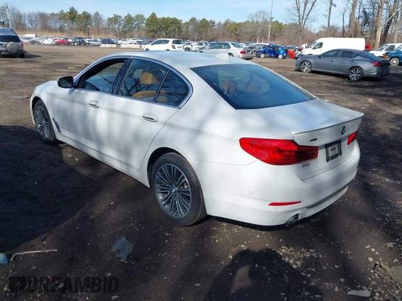 2017 BMW 5 Series 530i xDrive with VIN WBAJA7C36HG906136, listed as a IAAI auction lot 41644019 with 47,144 mi miles and . Bid and sale history available at carsss.com. Image 3.