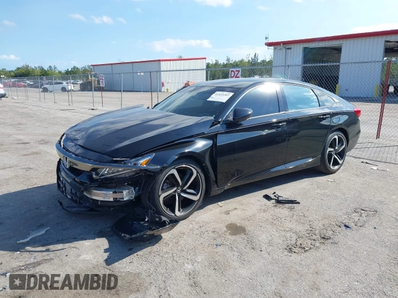 2019 Honda Accord Sedan Sport 1.5T with VIN 1HGCV1F34KA072372, listed as a IAAI auction lot 41433207 with 47,002 mi miles. Bid and sale history available at carsss.com. Image 17.