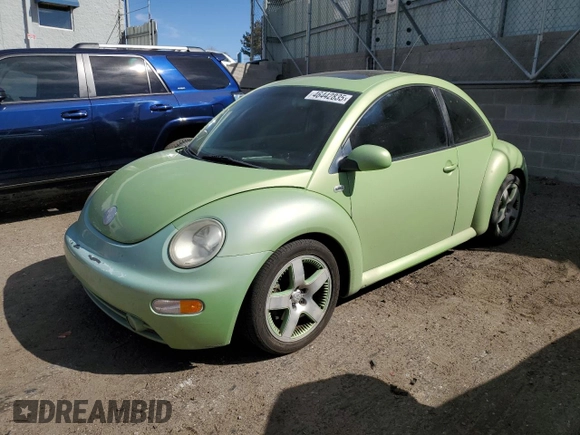 2003 Volkswagen Beetle GLS with VIN 3VWCD21C73M411769, listed as a Copart auction lot 46442835 with 110,768 mi miles and Clean title. Bid and sale history available at DreamBid. Image 1.