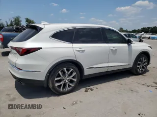 2023 Acura MDX Technology with VIN 5J8YD9H45PL000928, listed as a Copart auction lot 58206855 with 32,168 mi miles and Salvage title. Bid and sale history available at DreamBid. Image 3.