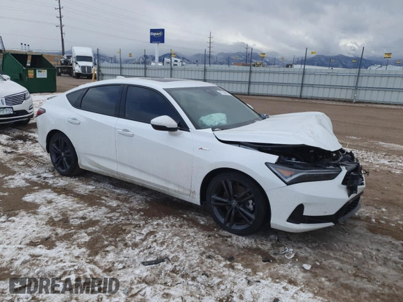 2024 Acura Integra w/A-Spec Technology Package with VIN 19UDE4H68RA018144, listed as a Copart auction lot 42214865 with 0 mi miles and Salvage Title. Bid and sale history available at carsss.com. Image 4.