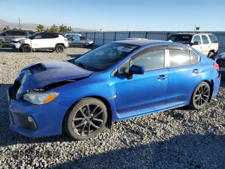 2018 Subaru WRX Premium with VIN JF1VA1C64J8836203, listed as a Copart auction lot 43022135 with 77,843 mi miles and Salvage Title. Bid and sale history available at carsss.com. Image 1.