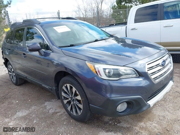 2015 Subaru Outback 2.5i Limited with VIN 4S4BSBLC9F3228585, listed as a IAAI auction lot 42034335 with 173,546 mi miles. Bid and sale history available at carsss.com. Image 1.