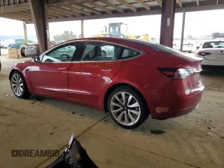 2018 Tesla Model 3 Long Range Battery z VIN 5YJ3E1EB3JF091637, wystawiony jako Copart lot #52127795 z przebiegiem 69 145 mil mil oraz Szkoda całkowita • Salvage title. Historia ofert i sprzedaży dostępna na DreamBid. Obrazek 2.