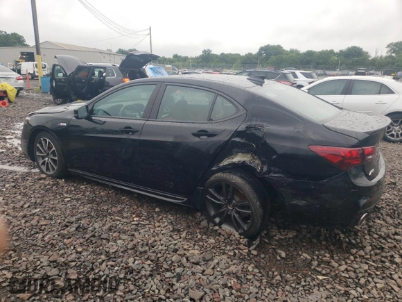 2020 Acura TLX w/A-Spec Pkg with VIN 19UUB3F69LA003178, listed as a Copart auction lot 66671384 with 37,812 mi miles and Salvage Title. Bid and sale history available at carsss.com. Image 2.
