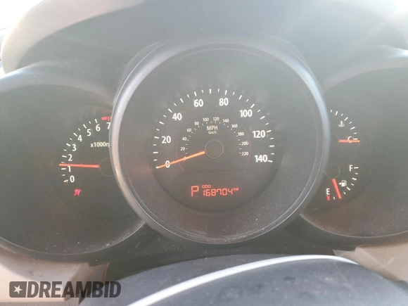 2010 Kia Soul + with VIN KNDJT2A26A7073888, listed as a Copart auction lot 78830224 with 168,704 mi miles and Salvage Title. Bid and sale history available at DreamBid. Image 9.