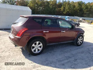 2006 Nissan Murano S z VIN JN8AZ08WX6W518596, wystawiony jako Copart lot #78172834 z przebiegiem 218 147 mil mil oraz Szkoda całkowita • Salvage title. Historia ofert i sprzedaży dostępna na DreamBid. Obrazek 3.