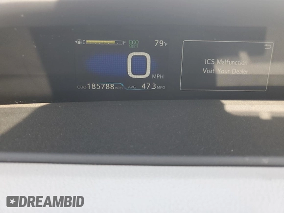 2017 Toyota Prius Two z VIN JTDKARFU3H3541140, wystawiony jako Copart lot #54903815 z przebiegiem 185 788 mil mil oraz Szkoda całkowita • Salvage title. Historia ofert i sprzedaży dostępna na DreamBid. Obrazek 9.