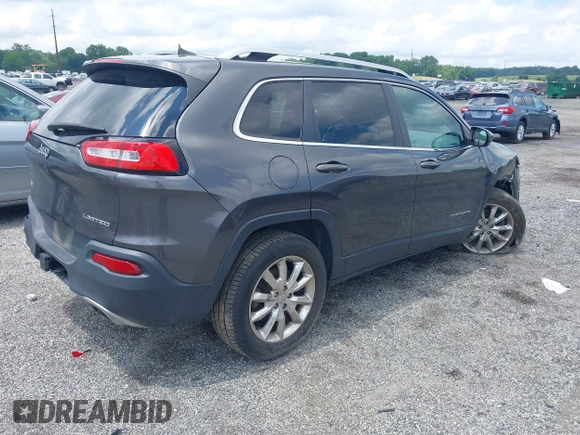 2016 Jeep Cherokee Limited z VIN 1C4PJMDS7GW131643, wystawiony jako IAAI lot #42729800 z przebiegiem 96 262 mil mil oraz . Historia ofert i sprzedaży dostępna na DreamBid. Obrazek 4.