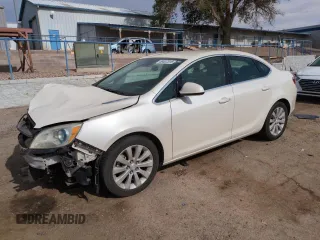 2015 Buick Verano with VIN 1G4PP5SK5F4182216, listed as a Copart auction lot 58637015 with 127,201 mi miles and Salvage title. Bid and sale history available at DreamBid. Image 1.
