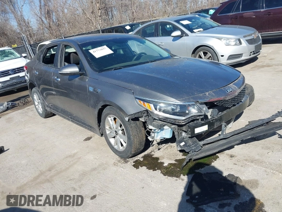 2017 Kia Optima LX with VIN 5XXGT4L30HG145178, listed as a IAAI auction lot 41773857 with 119,191 mi miles and . Bid and sale history available at DreamBid. Image 1.