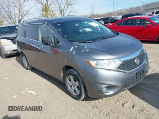 2017 Nissan Quest SV with VIN JN8AE2KP8H9169819, listed as a IAAI auction lot 41542039 with 144,365 mi miles. Bid and sale history available at carsss.com. Image 1.