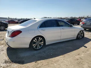2015 Mercedes-Benz S 550 with VIN WDDUG8CB5FA074757, listed as a Copart auction lot 46002355 with 114,888 mi miles and Salvage Title. Bid and sale history available at carsss.com. Image 3.