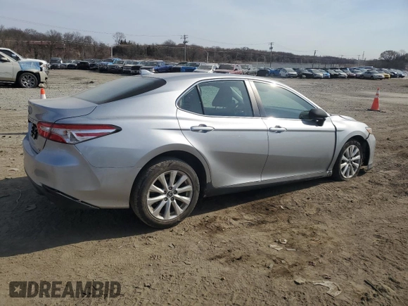 2019 Toyota Camry LE with VIN 4T1B11HK1KU263364, listed as a Copart auction lot 48519385 with 44,617 mi miles and Salvage Title. Bid and sale history available at carsss.com. Image 3.