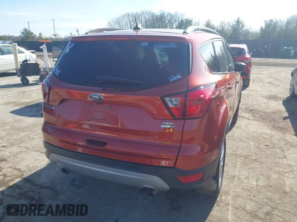 2019 Ford Escape SEL with VIN 1FMCU9HD9KUC01755, listed as a IAAI auction lot 41501256 with 79,402 mi miles. Bid and sale history available at carsss.com. Image 4.