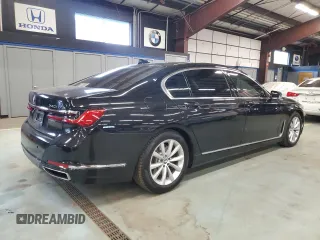 2020 BMW 7 Series 740i xDrive with VIN WBA7T4C06LGG62749, listed as a Copart auction lot 83454364 with 209,536 mi miles and Clean title. Bid and sale history available at DreamBid. Image 3.