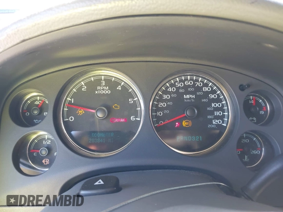 2007 Chevrolet Tahoe LTZ with VIN 1GNFC13J67R245233, listed as a IAAI auction lot 41726159 with 203,841 mi miles and . Bid and sale history available at DreamBid. Image 7.