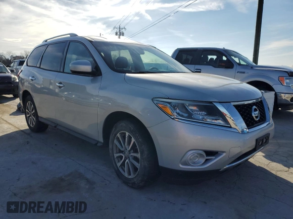 2016 Nissan Pathfinder SV with VIN 5N1AR2MMXGC618207, listed as a Copart auction lot 44759225 with 121,094 mi miles and Clean Title. Bid and sale history available at carsss.com. Image 4.