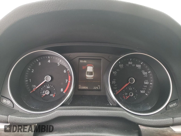 2017 Volkswagen Passat SE with VIN 1VWGT7A36HC063392, listed as a Copart auction lot 60846895 with 153,006 mi miles and Clean title. Bid and sale history available at DreamBid. Image 9.